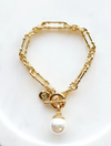Single Pearl Toggle Bracelet