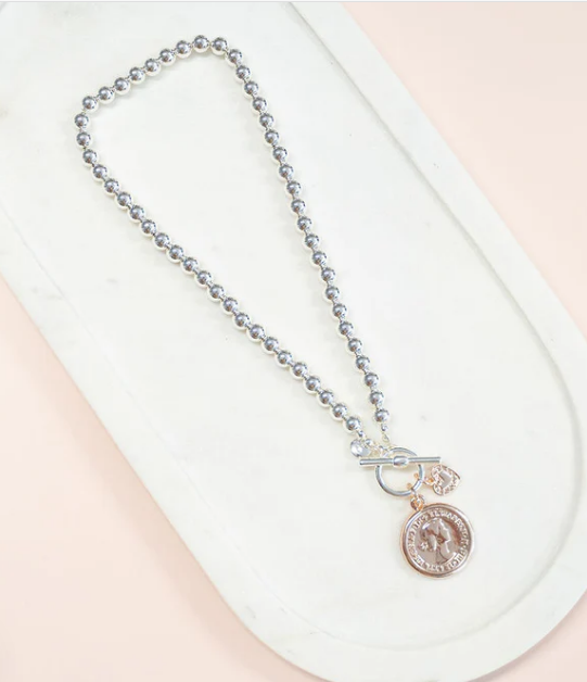 Coin Ball Necklace