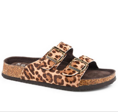 Roper Ladies Delilah Leopard Faux Hair on Hide