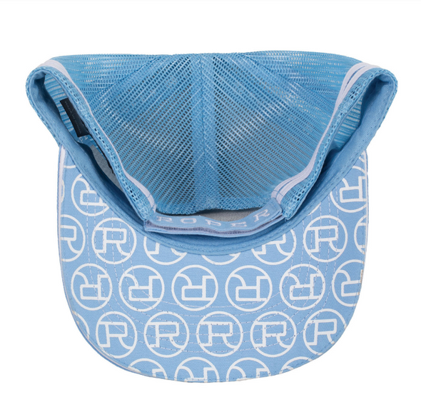 Roper Trucker Cap - Cornflower Blue Gingham