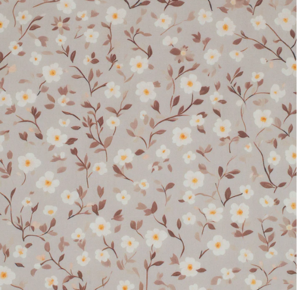 Just Country Georgie 1/2 Button L.S Work Shirt - Fawn Floral