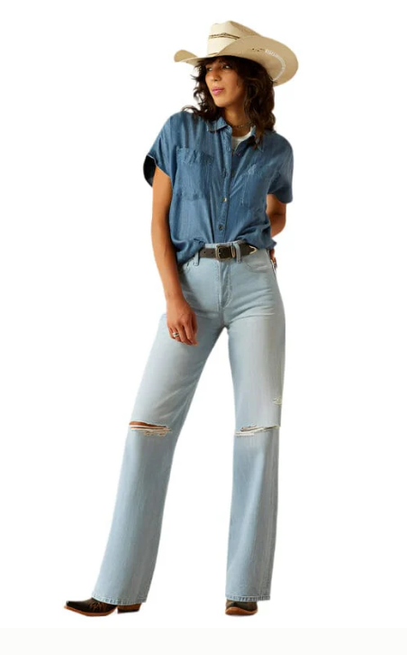 Ariat Ladies Vacation S.S Shirt - Chambray