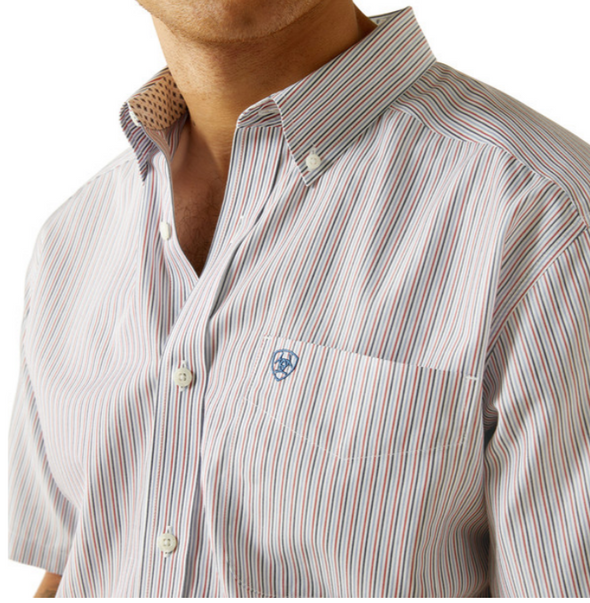 Ariat Men's Wrinkle Free Dayton S.S Shirt - White