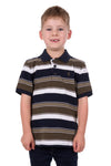 Thomas Cook Boys Matteo SS Polo - Navy/Tan