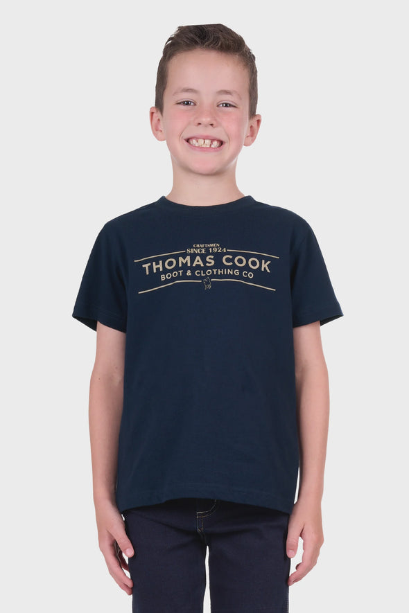 Thomas Cook Boys Tyler SS Tee - Navy