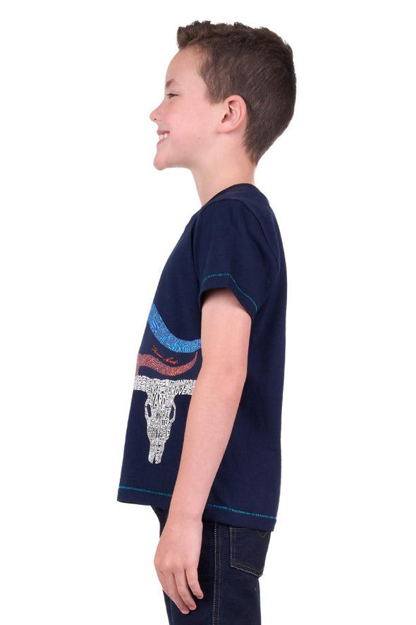 Thomas Cook Boy's Jesse S.S Tee - Navy