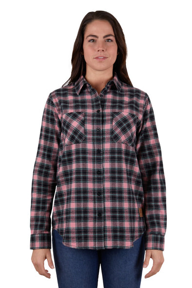 Dux Bak Ladies Agnes Thermal Flannel L/S Shirt