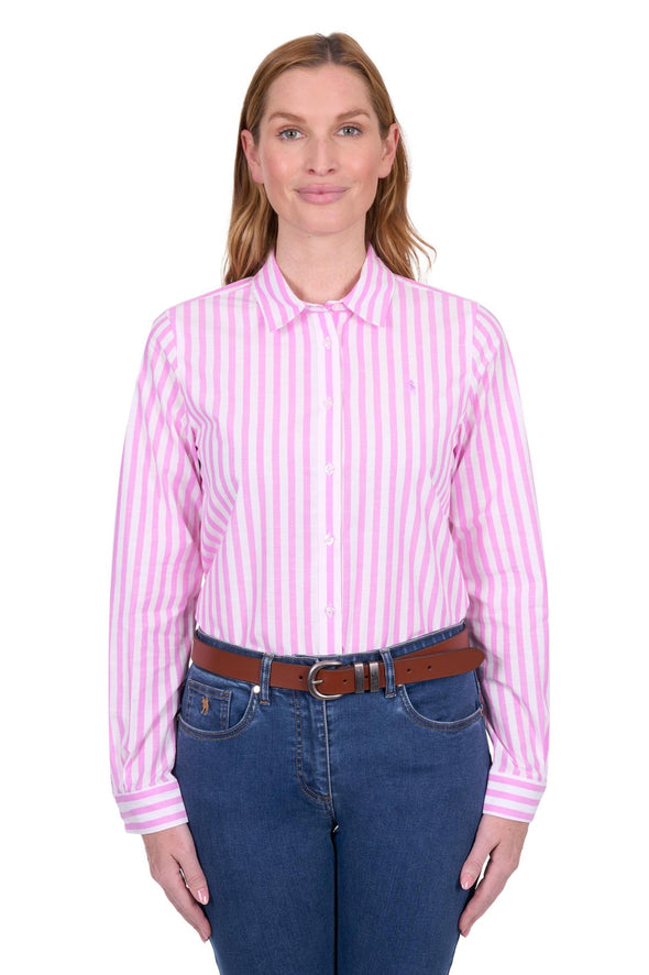Thomas Cook Ladies Charlotte L.S Shirt -Pink/White