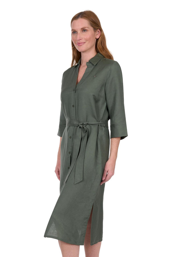 Thomas Cook Ladies Sasha Shirt Dress - Green