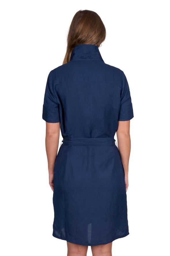 Thomas Cook Ladies Sophie Shirt Dress - Navy