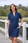 Thomas Cook Ladies Sophie Shirt Dress - Navy