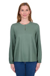Thomas Cook Ladies May Long Sleeve Top - Sage