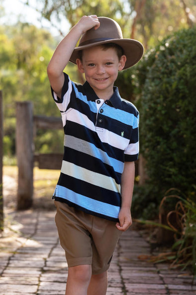 Thomas Cook Boy's Charles Polo - Navy/Green