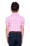 Thomas Cook Girl's Eliza S.S Shirt - Pink/White Check