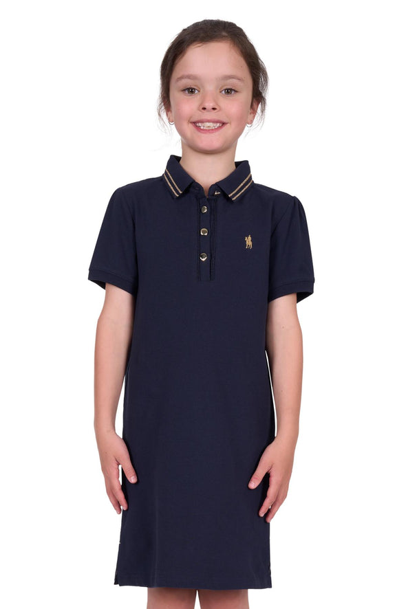 Thomas Cook Girl's Traci S.S Polo Dress - Navy