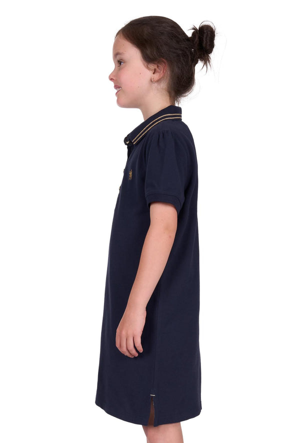 Thomas Cook Girl's Traci S.S Polo Dress - Navy