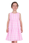 Thomas Cook Girl's Amity Dress - Pink/White Check
