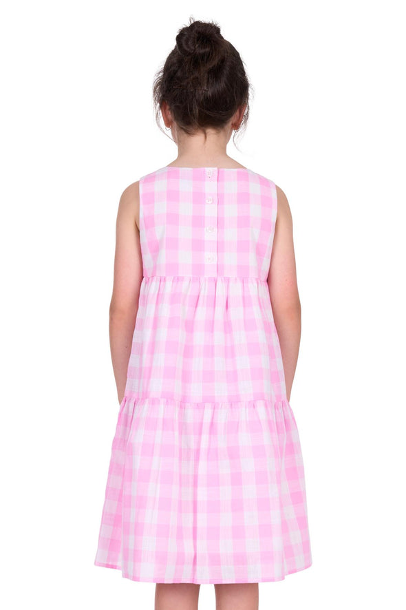 Thomas Cook Girl's Amity Dress - Pink/White Check