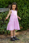 Thomas Cook Girl's Amity Dress - Pink/White Check