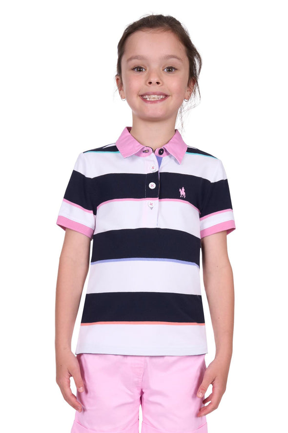 Thomas Cook Girl's Gloria Polo - Navy/Pink