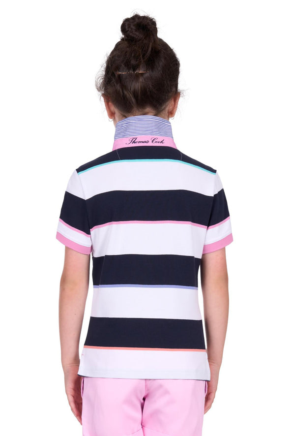 Thomas Cook Girl's Gloria Polo - Navy/Pink
