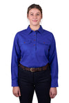 Thomas Cook Ladies Half Button L/S Cotton Shirt