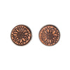 Tooled Flower Stud Earring  from The Design Edge