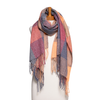 Orange Autumn Checkered Scarf