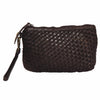 Dingle Woven Washed Leather Clutch