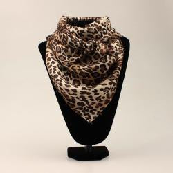 100% Silk Wild Rag - Leopard Print