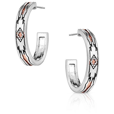 Montana Silversmith Western Sands Hoop Earrings