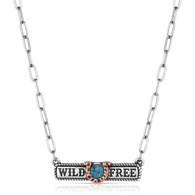 Montana Silversmiths Wild & Free Bar Necklace