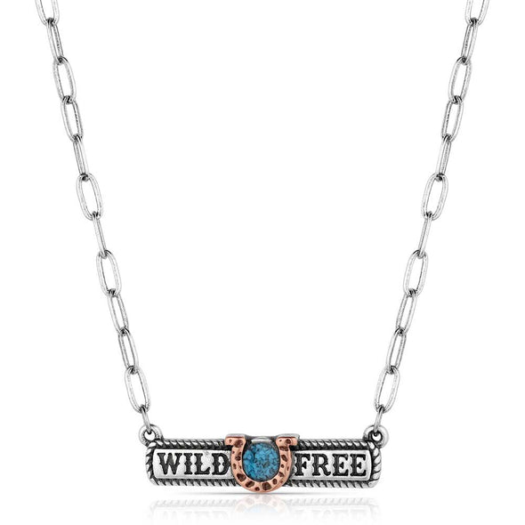 Montana Silversmiths Wild & Free Bar Necklace