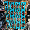 Roper Plush Throw Rug - Aztec Green