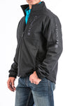 Cinch Men's Bena Bonded Softshell Jacket - Black