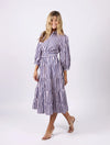 Peyton Dress - Pink/Navy Stripe