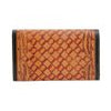 Tooled Leather Engage Wallet by Myra Bags