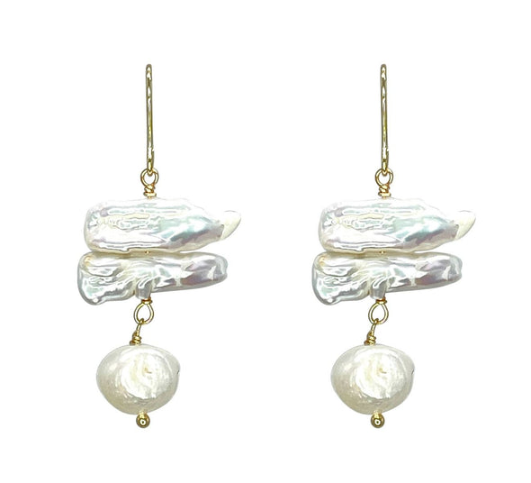 Anna Nova - Tasman Fresh Water Pearl Drop - Hook