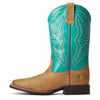 Ariat Girls Ace Boots - Light Tan/Turquoise