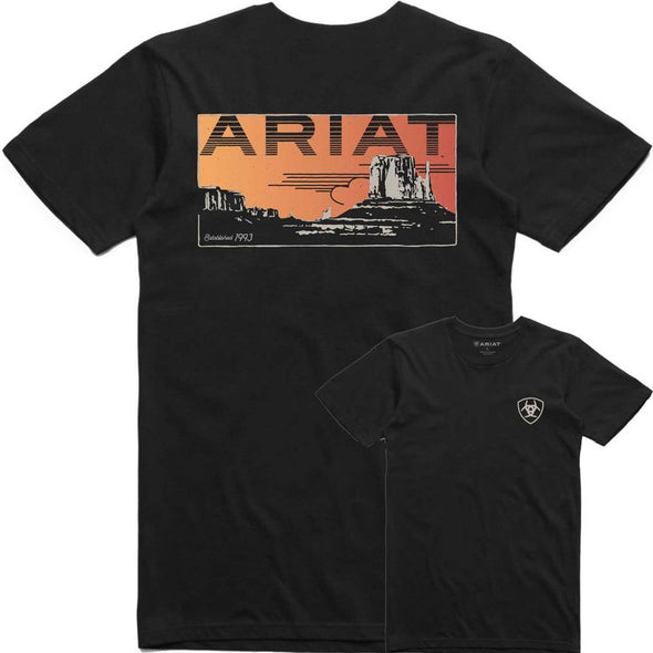 Ariat Boys Yntamable S.S T-Shirt - Black