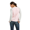 Ariat REAL Loop Baseball Tee - Zephyr/Heather Grey