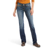 Ariat R.E.A.L Mid Rise Luciana Straight Jean - Goldie