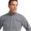 Ariat Men's Issa Stretch Fitted L/S Shirt - Obsidian
