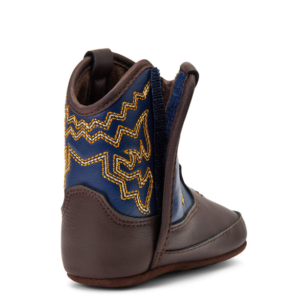 Ariat Infant Lil Stopmer Deadwood Boot - Navy/Chocolate