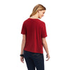 Ariat Ladies  Cowgirl Canyon S/S Tee - Sun-Dried Tomato