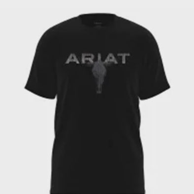 Ariat Boys Streak Skull T-Shirt - Black