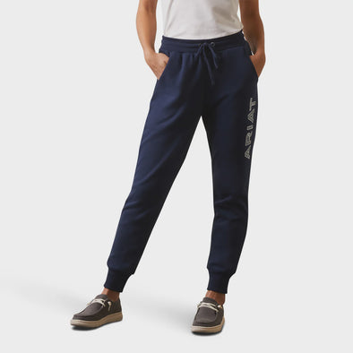 Ariat Ladies REAL Jogger Sweat Pants - Navy Eclipse