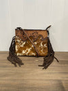 Rafter T Ranch Crossbody Tooled Hairon Bag