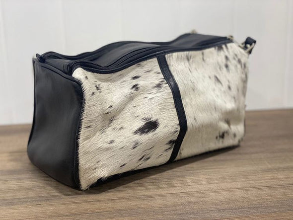 Black Hide Toiletries Bag