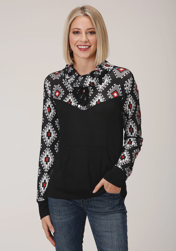 Roper Ladies Studio West Collection Sweater - Black